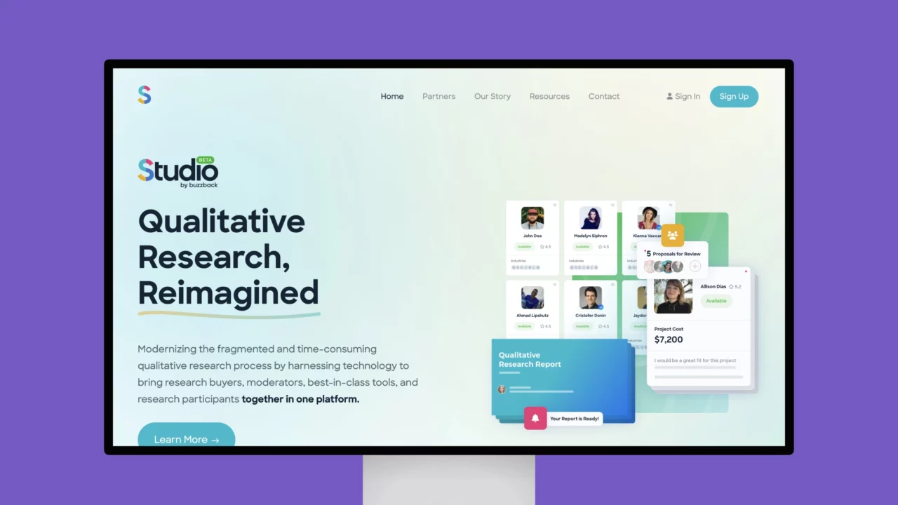 Qualitative Research,Reimagined – Studio by buzzback